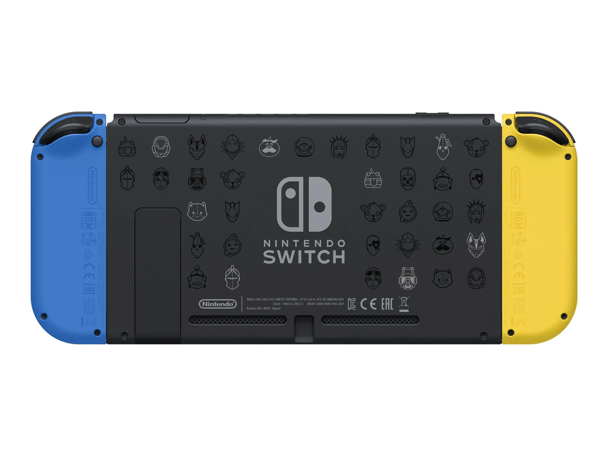 Fortnite Wildcat Bundle Game Console with Yellow and Blue Joy-Con P7326