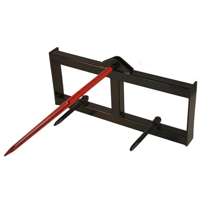 Tractor Hay Spear Attachment 3,000 lb Skid Steer Quick Tach A317018