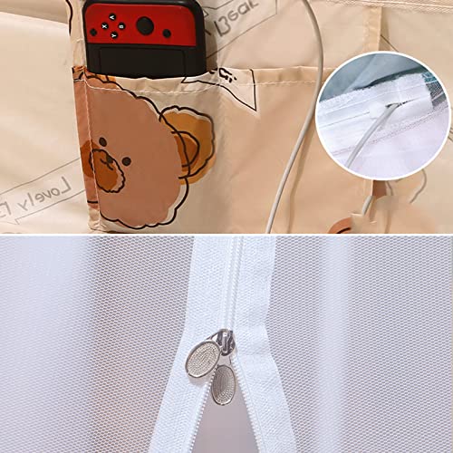 Pop Up Mosquito Net Tent with Bottom, Portable for Single or Double Bed M9242