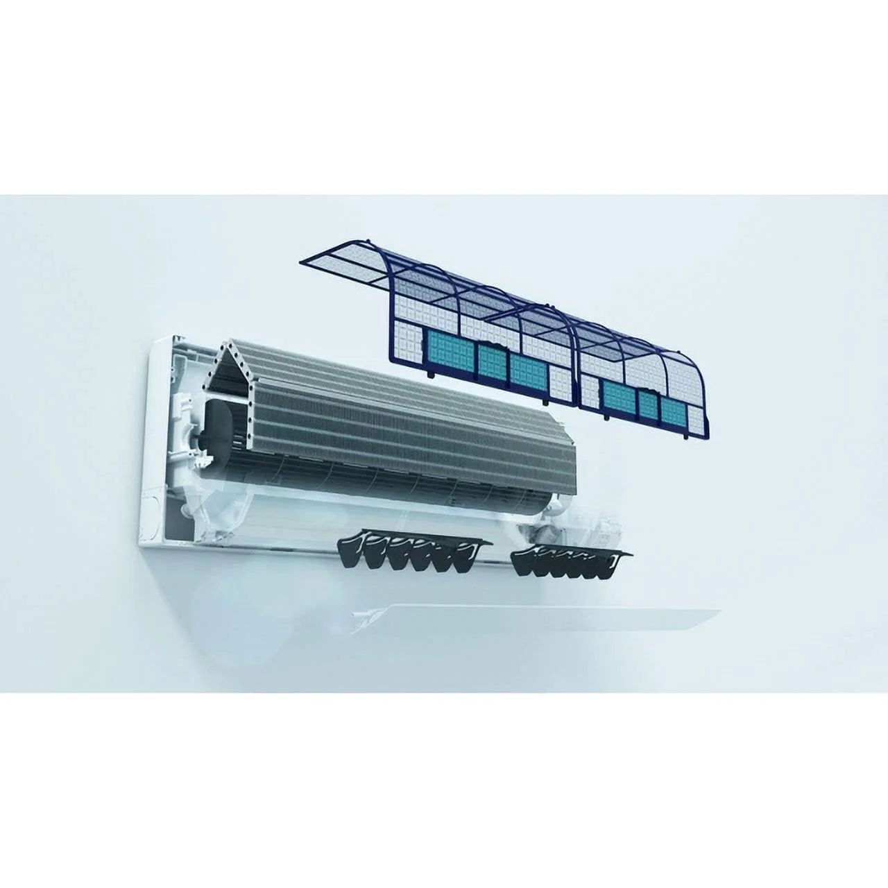 9000 BTU Wall Mounted Heat Pump Air Conditioner J6541