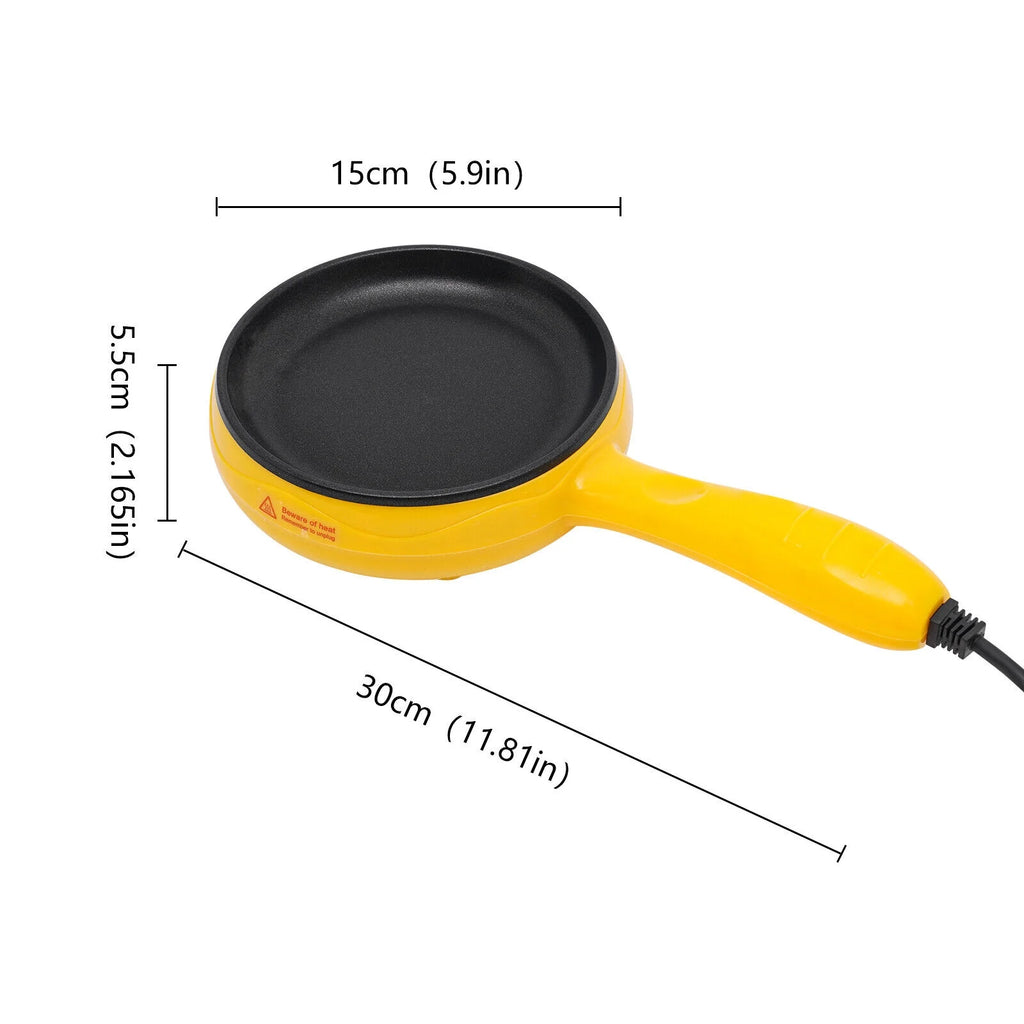 Non-Stick Electric Skillet, 6-Inch Mini Frying Pan B3752