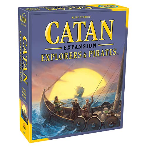CATAN Explorers and Pirates Board Game EXPANSION | Board Game for Adults and Family | Adventure Board Game | Ages 12+ | for 3 to 4 players | Average Playtime 90 minutes | Made by Catan Studio