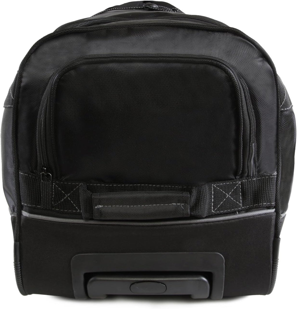 Men's 24" Lightweight Rolling Duffel Bag, Black/Grey K4712