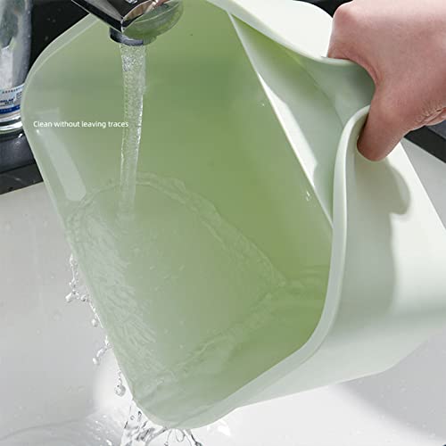 Wall-Mounted Trash Bin for Kitchen Bathroom, Small Plastic Garbage Can L272