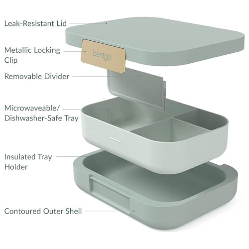Leak-Resistant Bento Lunch Box for Adults, Teens, Reusable BPA-Free Meal Prep Container E831