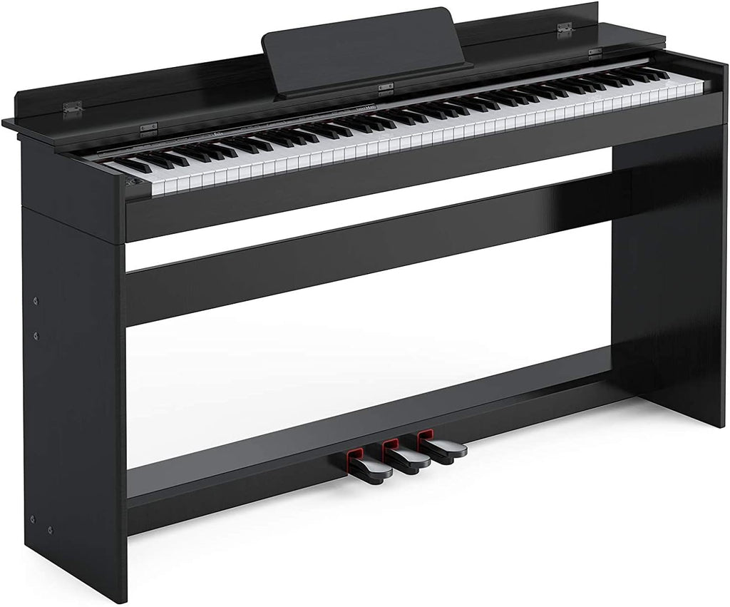 Weighted Digital Piano with 3-Pedal Unit, Full Size Keyboard for Adults V361