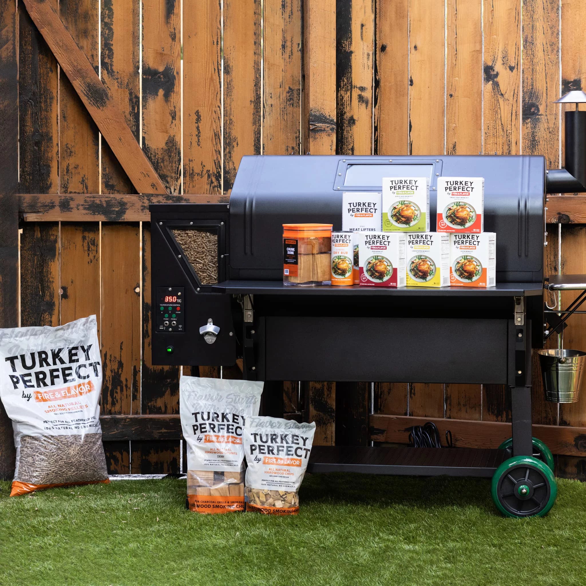 Sweet Heat Turkey Brine Kit with Bag for Roasting, Grilling, Smoking, and Frying W1800