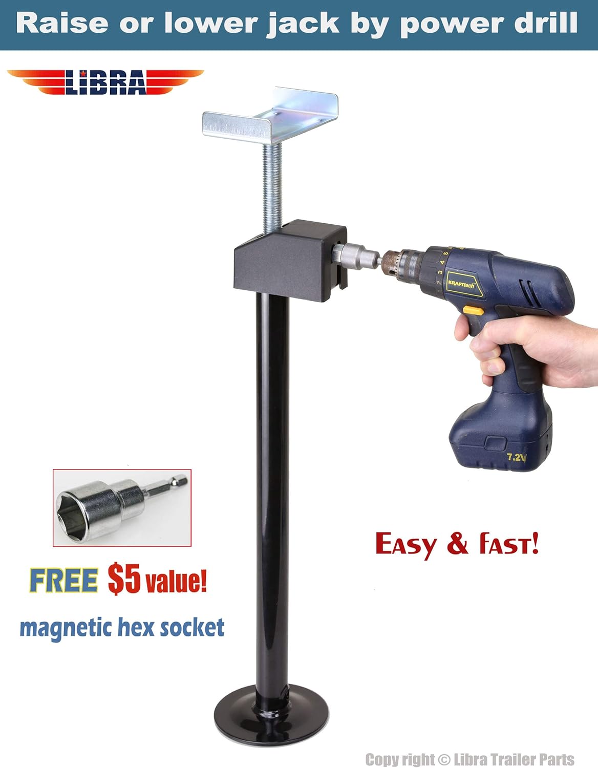 RV Slide Out Stabilizer Jacks 5000lbs Adjust 21"-37" R3494
