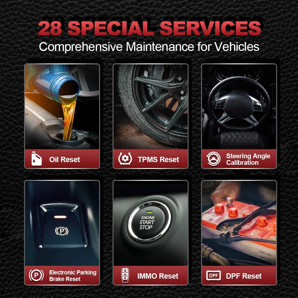 OBD2 Scanner Full System Diagnostic Tool with 28 Resets P290