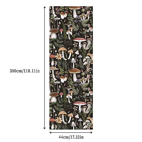 Mushroom Pattern Self-Adhesive Drawer Liner for Shelves and Cabinets D358548