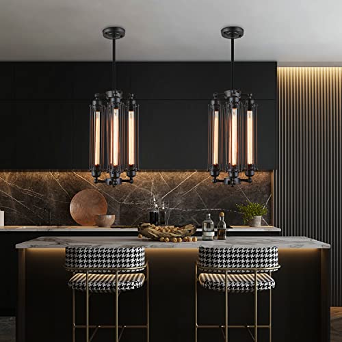 Steampunk Chandelier Vintage Pendant Light, 4 Heads M4995