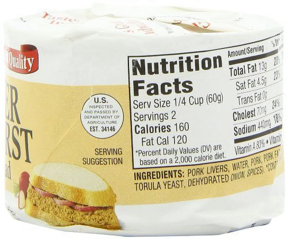 Liverwurst Spread 4.25 oz, 2-Pack A9234