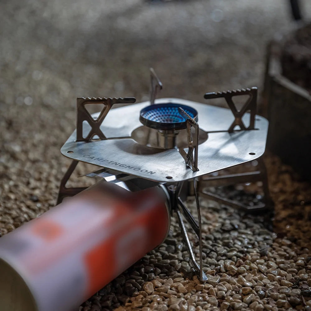Portable Camping Stove with Electronic Ignition and Storage Bag K11347