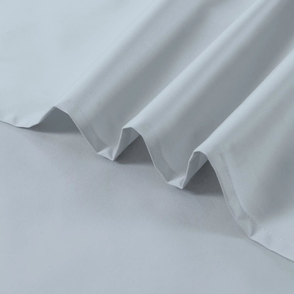 400 Thread Count Cotton Sateen Sheet Set, Full Size, Light Blue M180206
