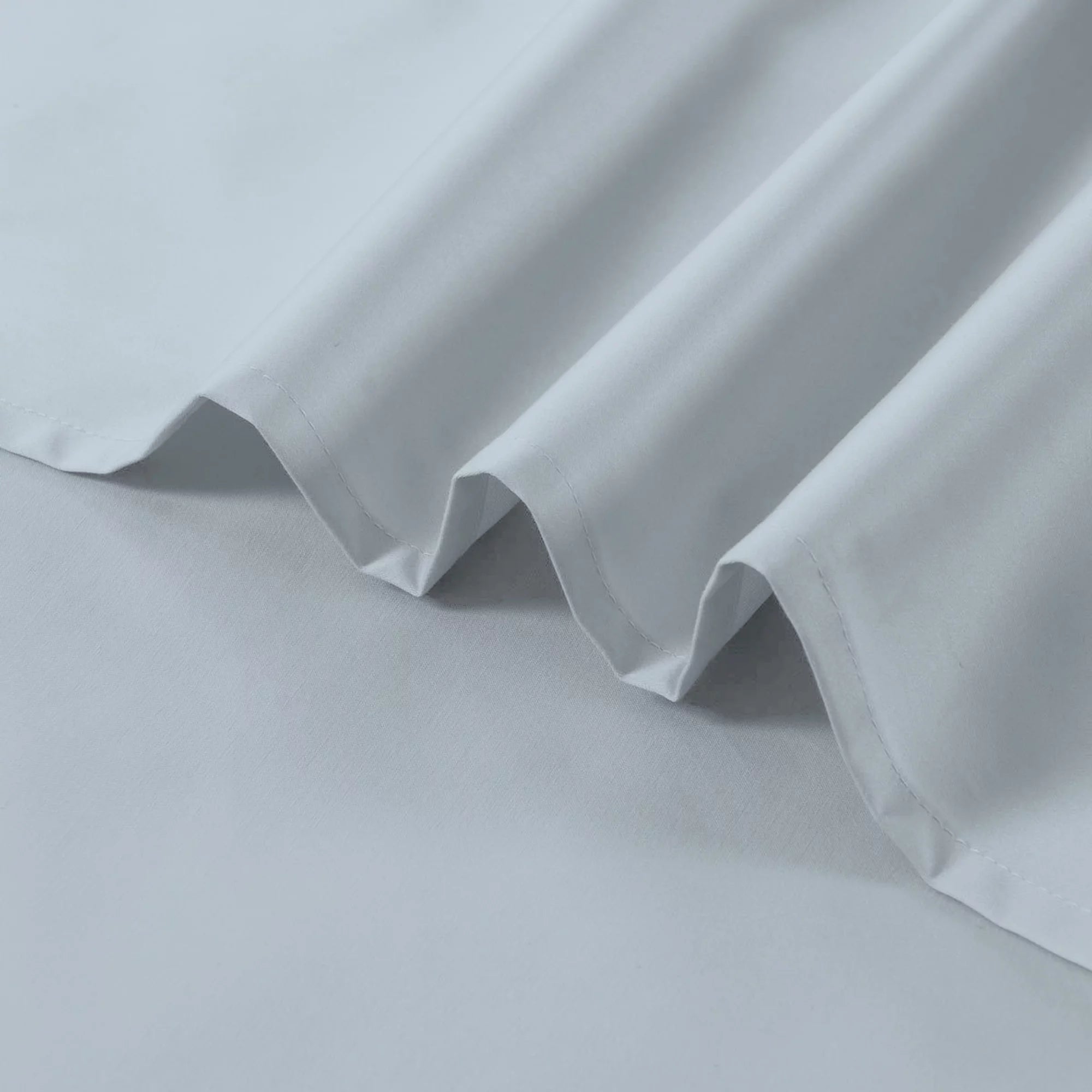 400 Thread Count Cotton Sateen Sheet Set, Full Size, Light Blue M180206