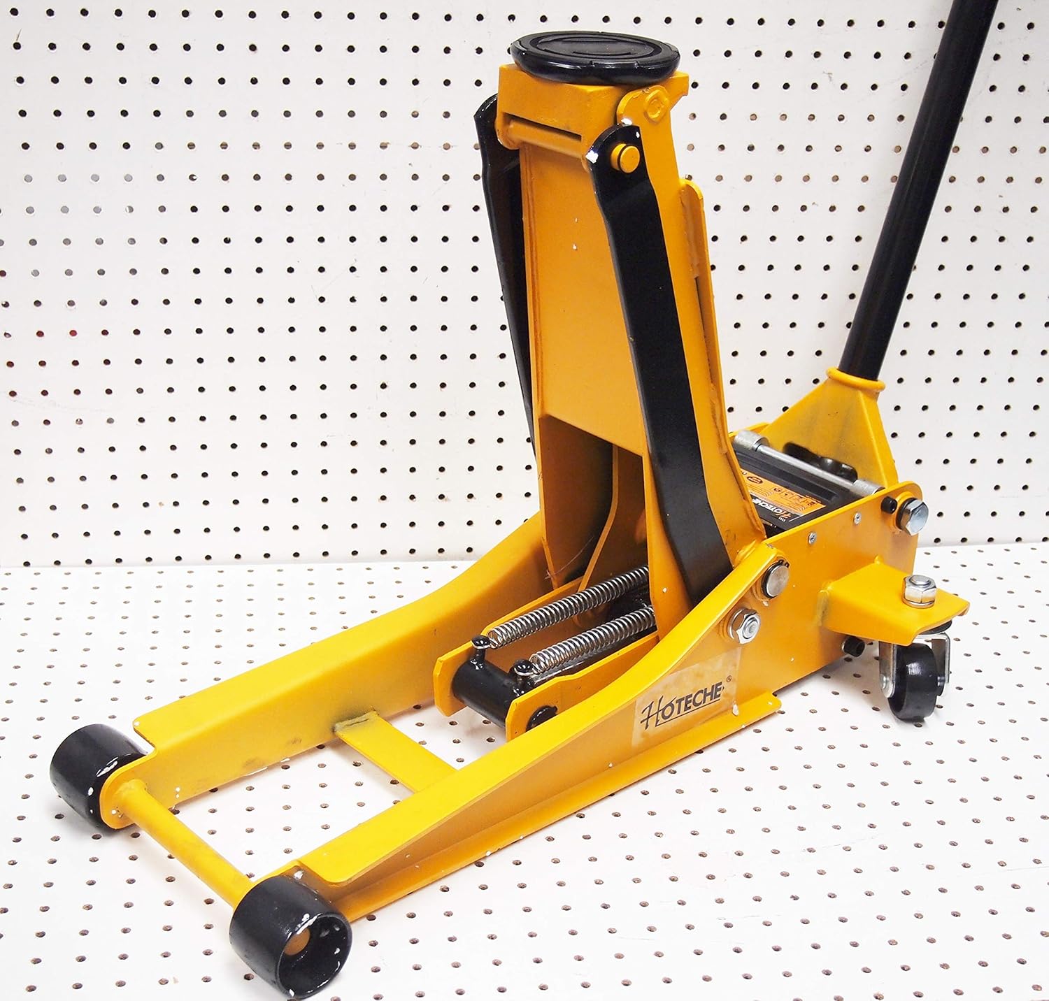 3-1/2 Ton Hydraulic Garage Floor Service Jack Low Profile Double Pump V43926
