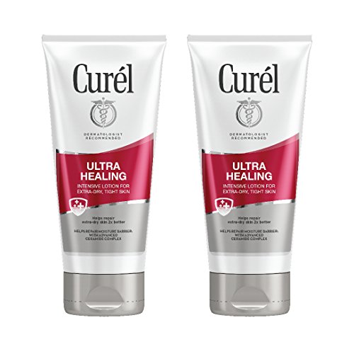 Curél Ultra Healing Intensive Moisturizer, 20 Ounce Body Lotion, with Advanced Ceramide Complex and Extra-strength Hydrating Agents, for Extra-Dry, Tight Skin (2 Pack)