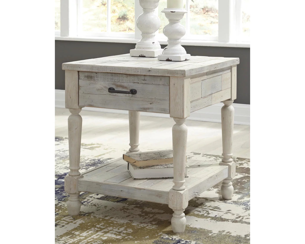 Whitewash End Table B9538