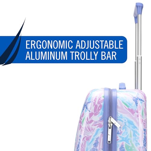 Kids Luggage 18" Airline Approved Rolling Hardside Carry-on Suitcase with Wheels F54673