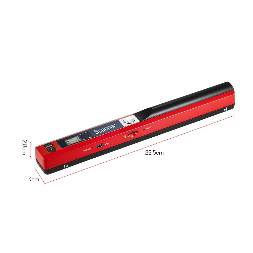 Portable Handheld Scanner A4 Size 900DPI with LCD Display B145069