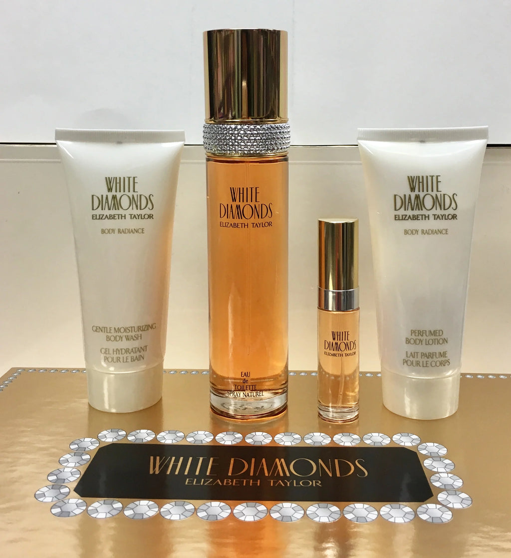 White Diamonds Perfume Gift Set for Women - 4 Pieces K278807