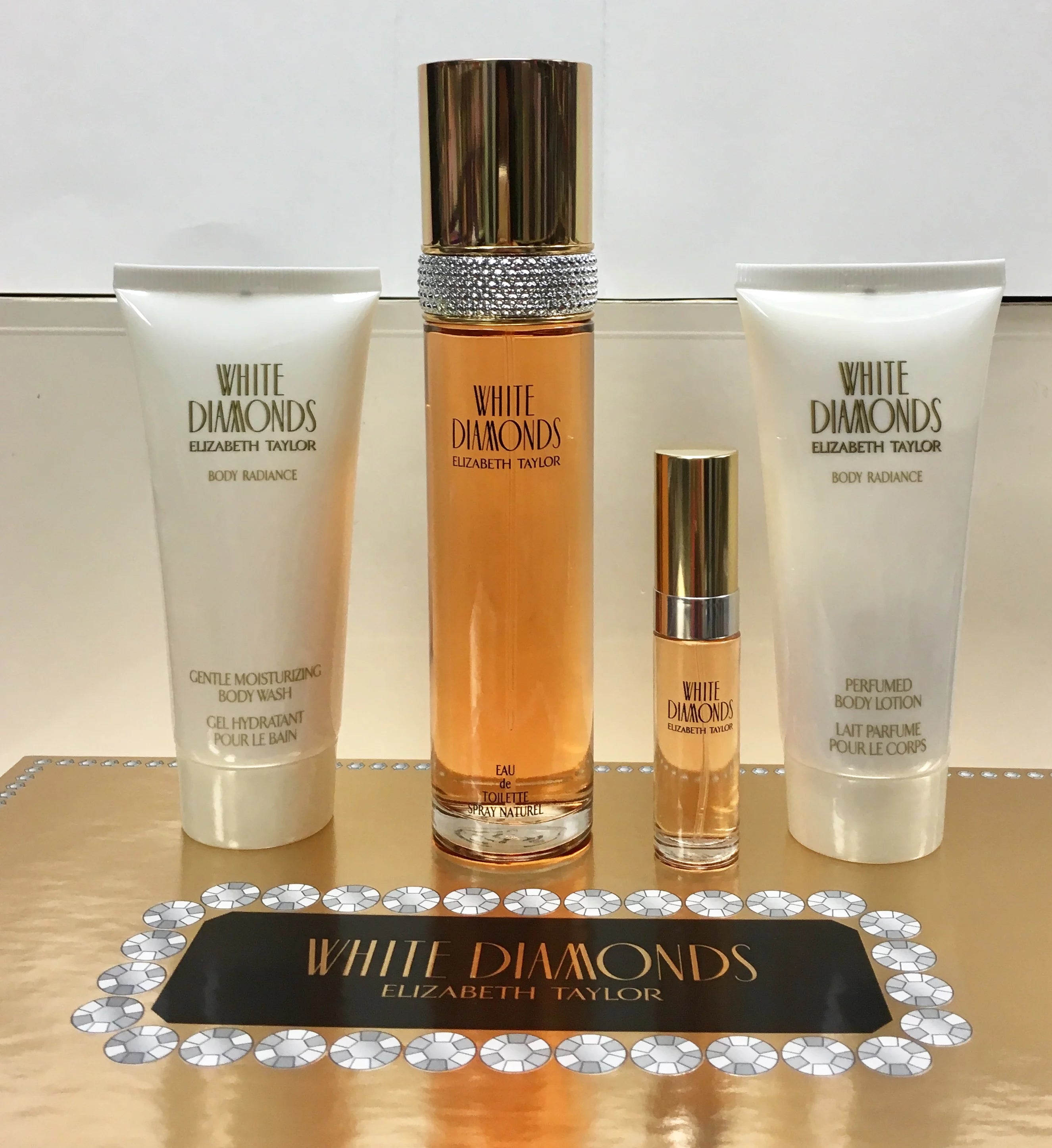 White Diamonds Perfume Gift Set for Women - 4 Pieces K278807