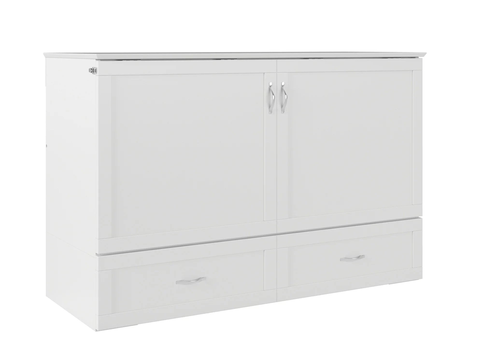 Queen Murphy Bed Chest with Charging Station J79477