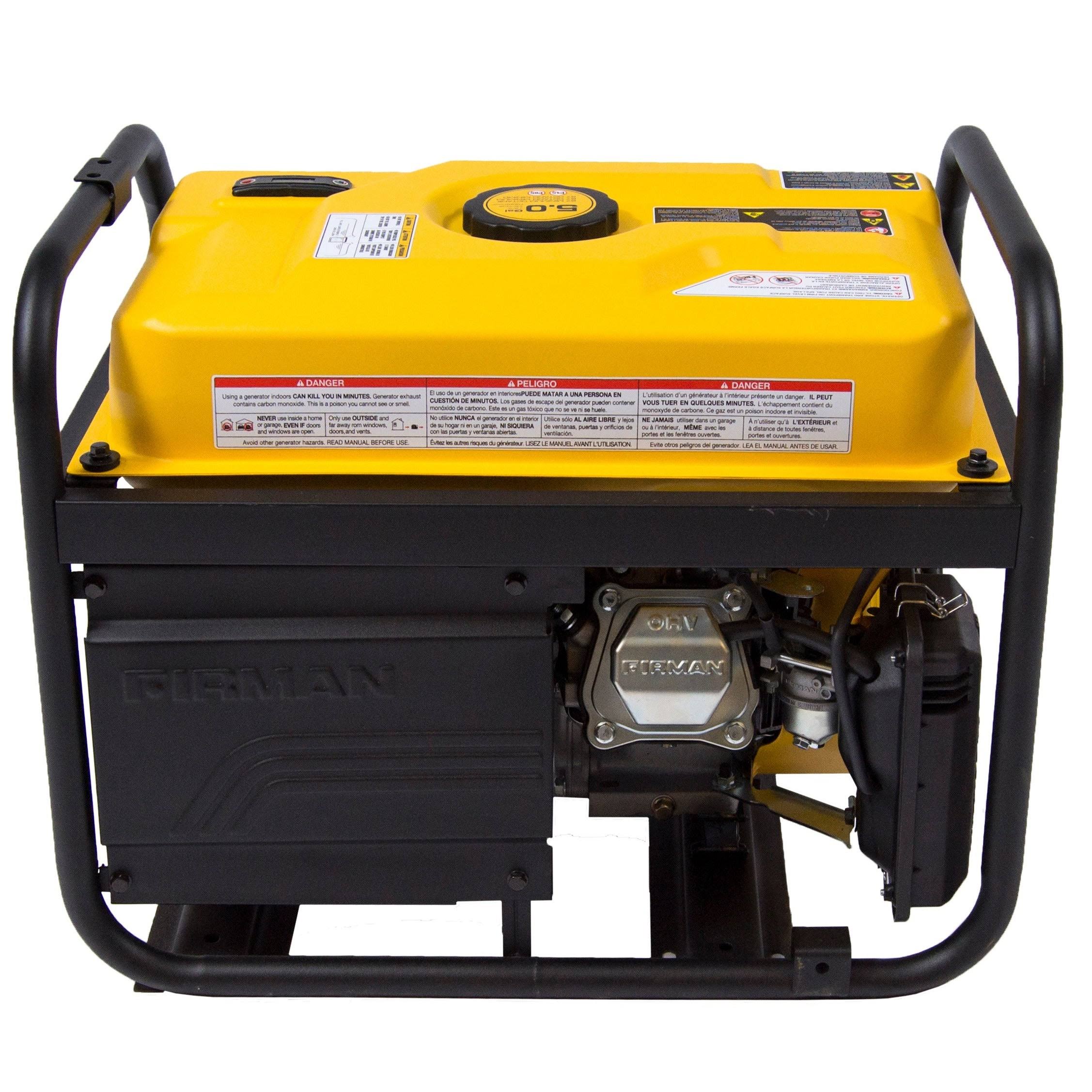 Portable Generator 3650/4550 Watt Gas Powered D64843