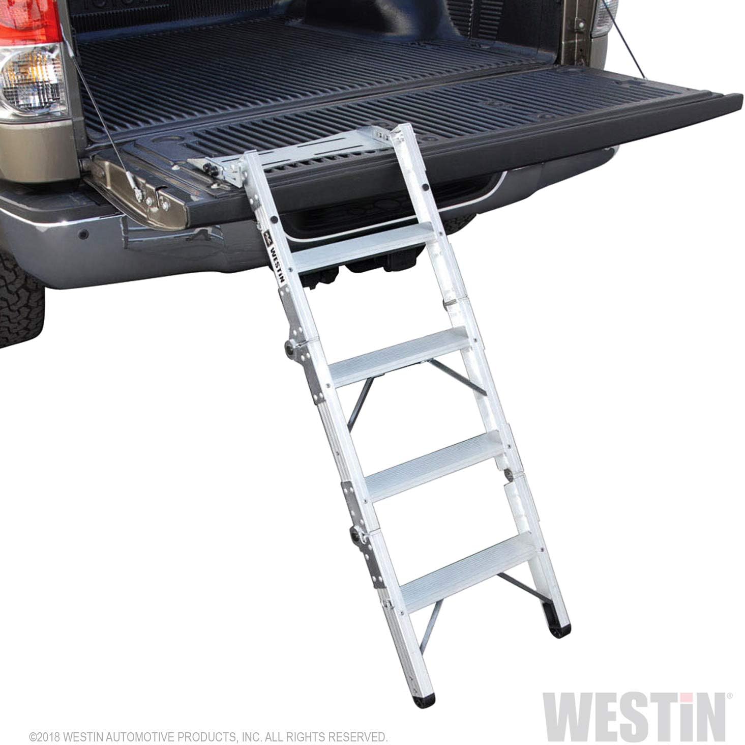 Truck Tailgate Ladder, Silver X26971