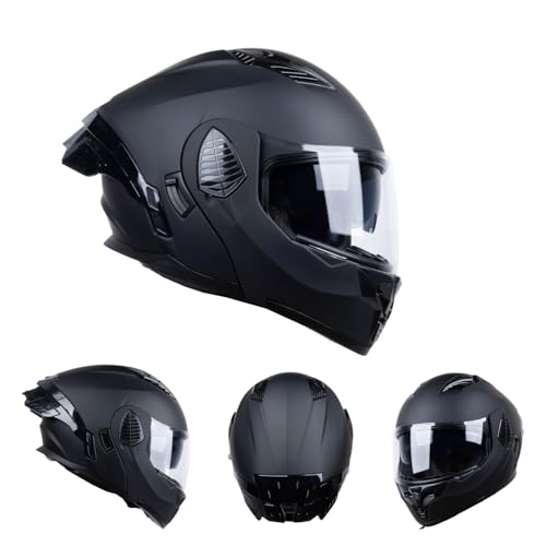 Modular Motorcycle Helmet Dual Visor Flip Up for Adults S807847