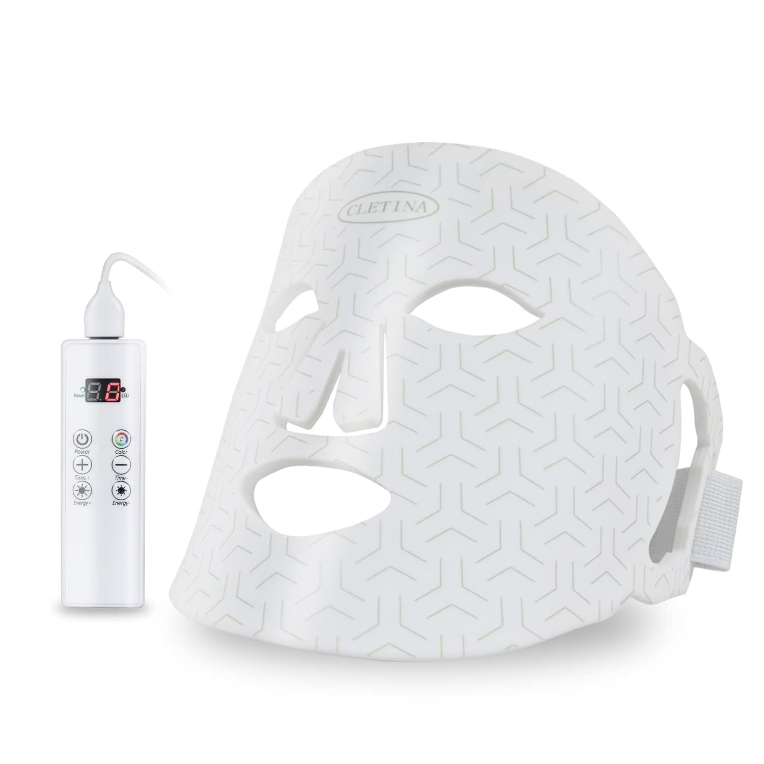 7 Colors Led Face Light Mask, Rejuvenation & Tightening,Portable and Rechargeable for Facial Led Mask Skincare at Home and Travel