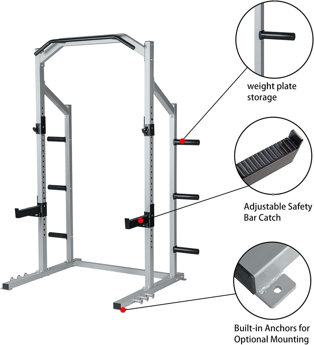 Power Rack Squat Stand with Pull Up Attachment S999