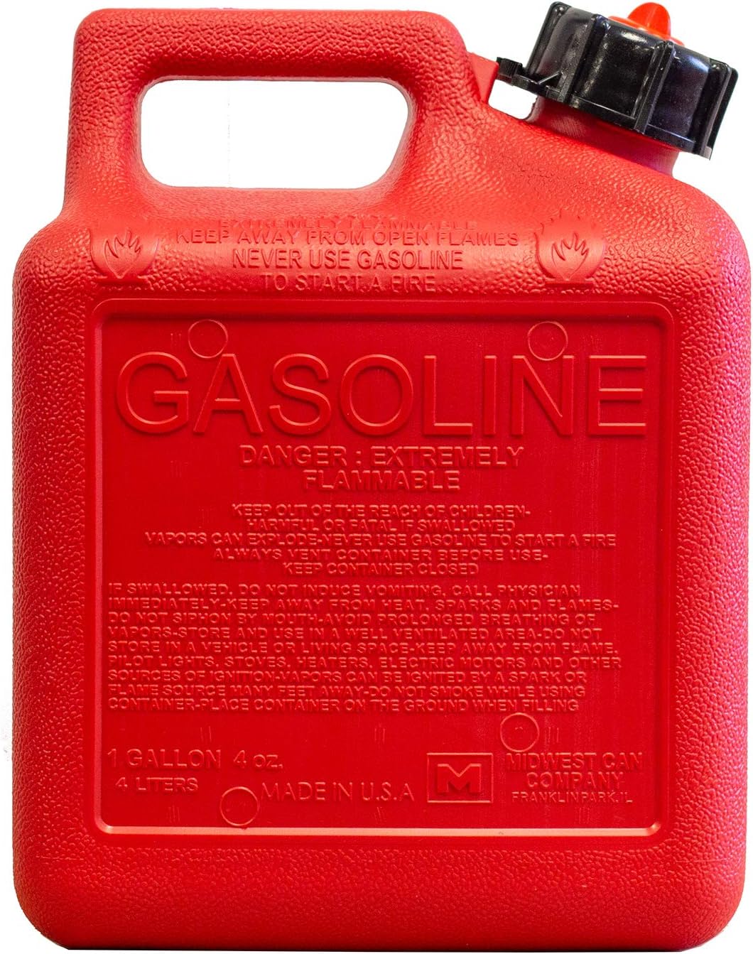 Auto Shut Off Gasoline Can - 1 Gallon E26858