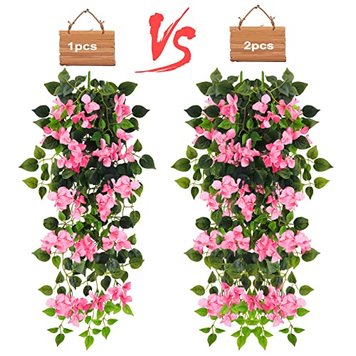 UV Resistant Artificial Hanging Bougainvillea Vine for Indoor Outdoor Décor P287126