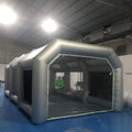 DENSET 20x10x8 ft. Paint Booth Portable Spray Paint Car Tent with 2 Filter System Inflatable