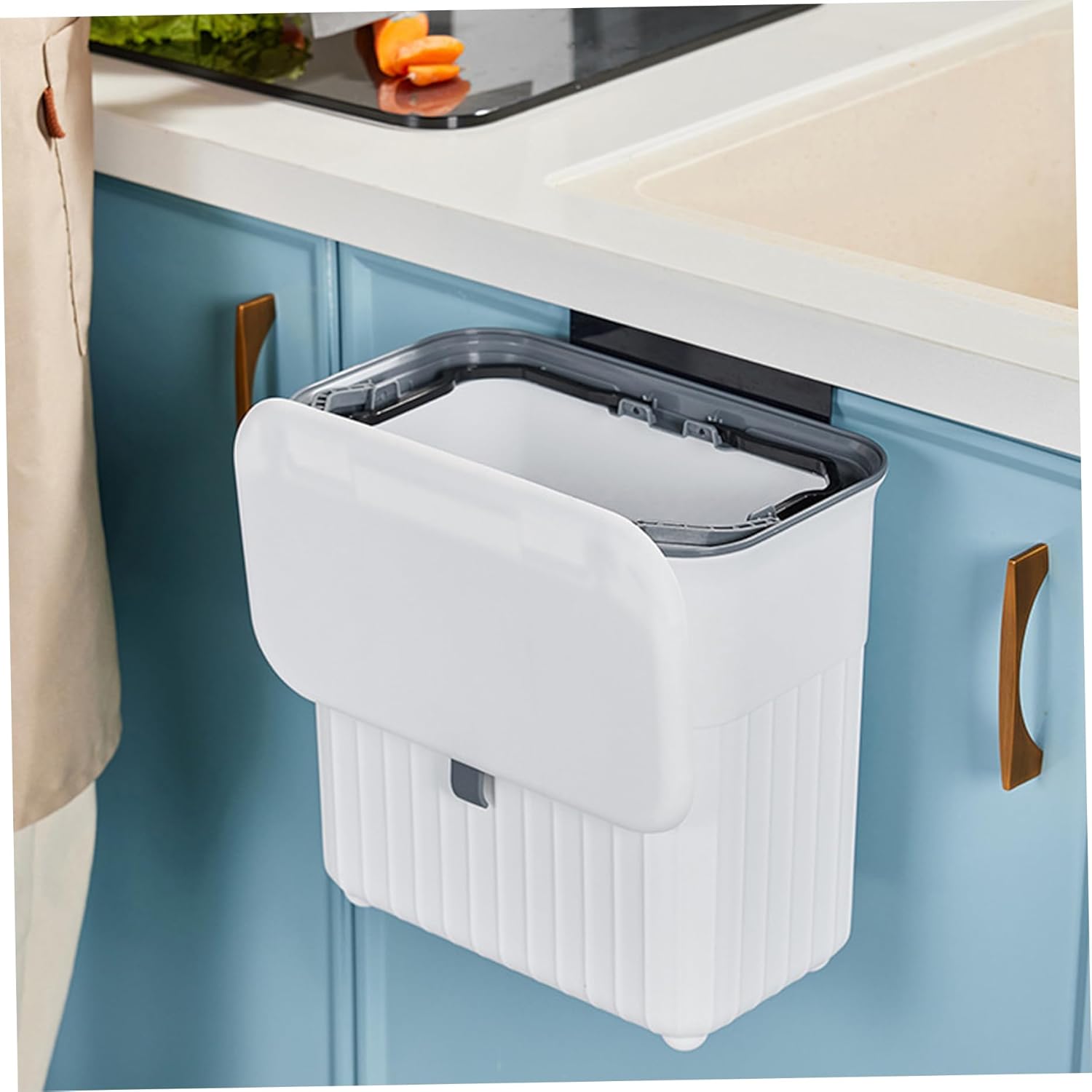 Kitchen Compost Bin with Lid for Counter, Under Sink, or Hanging Z6661