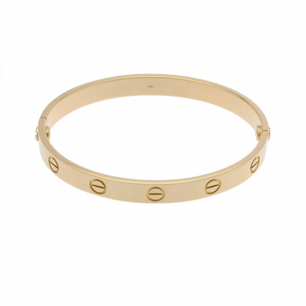 Pre-Owned Love Bracelet Women's K18 Yellow Gold E8135