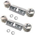 HQRP 2-Pack GAS Range Double Burner Assembly Kit Replacement for Hotpoint RGB508ES2 RGB508ET2AD RGB508ET2WH RGB508ET4WH RGB508PEF1WH RGB528ER2 RGB528ER3 RGB528ER4 RGB528ET1WW