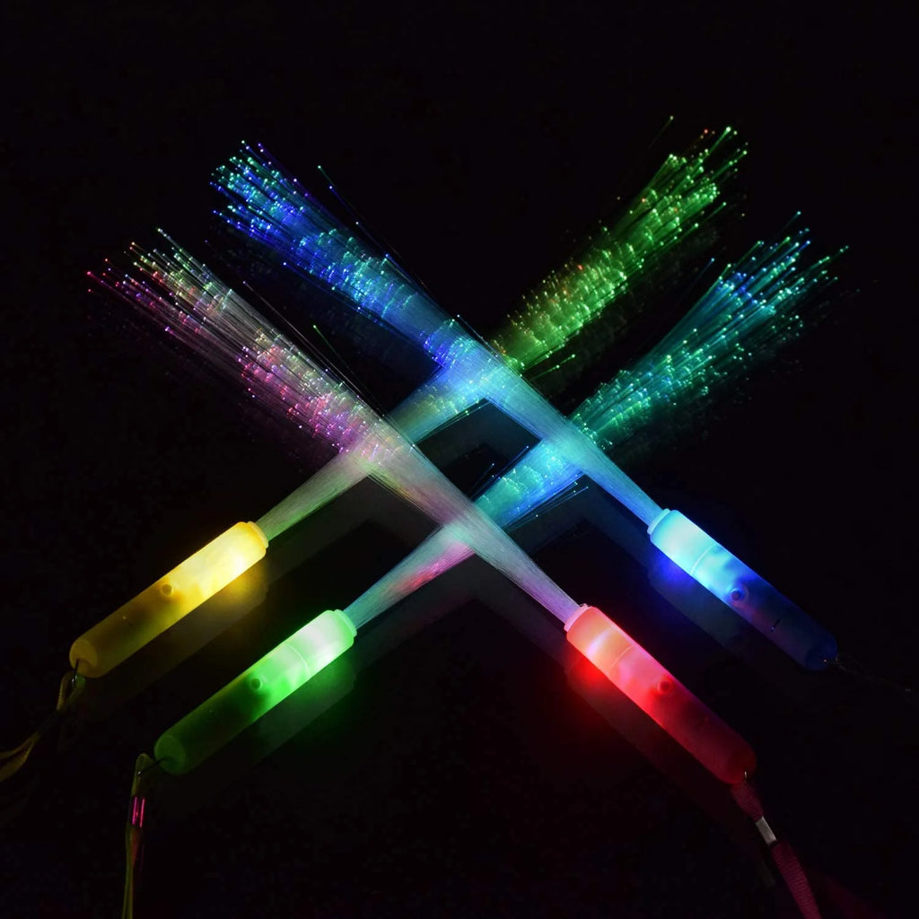 12pcs Glow Sticks Party Supplies, 3 Modes Colorful Flashing LED Light Up Wands S659998
