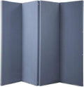 Versare VersaFold Acoustical Room Divider - Folding Partition Panel Sound Reducing Screen | Office Divider | Blue 8 x 6.6