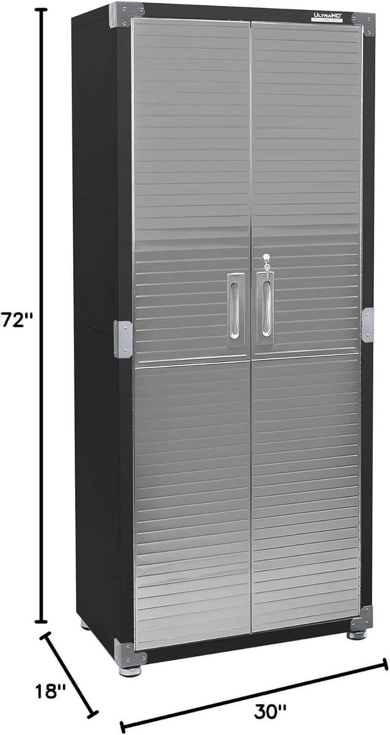 Lockable Steel Storage Cabinet with Adjustable Shelves R319