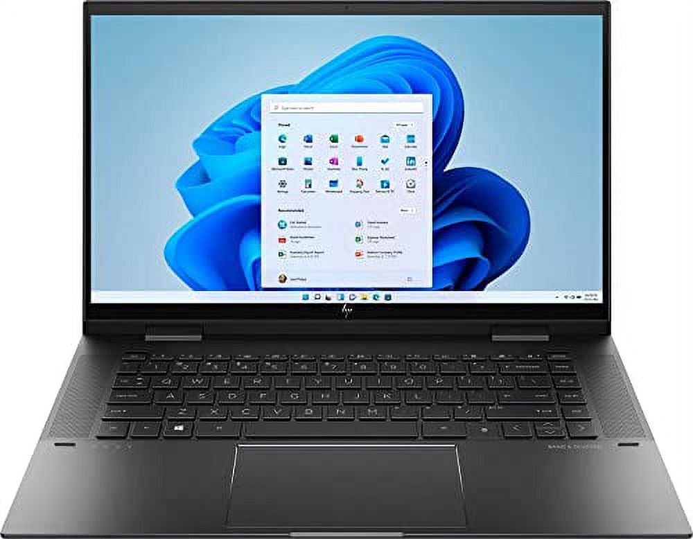 HP 2022 Envy X360 15.6" FHD 2-in-1 Touchscreen Laptop AMD 6-Core Ryzen 5 5500U Radeon Graphics 16GB RAM DDR4 512GB NVMe SSD HDMI2.0 USB-C Backlit Fingerprint WiFi AX BT Windows 10 Pro w/RE 32GB USB
