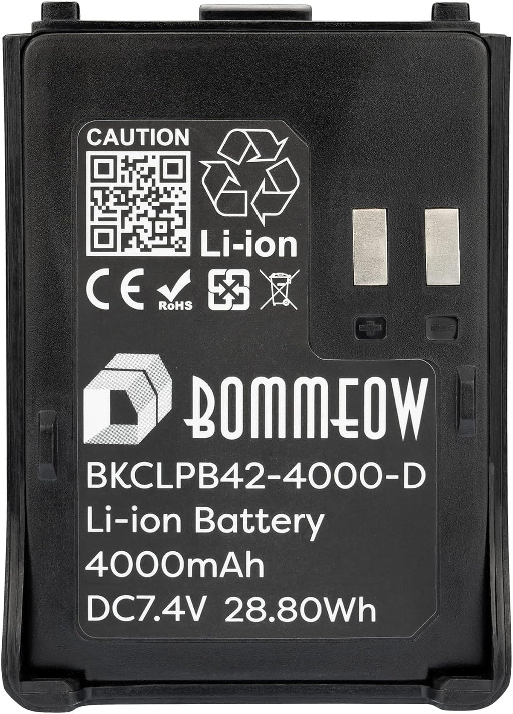 Replacement Battery for Kenwood TH-F6A TH-F7E, 7.4V 4000mAh, 2-Pack L999923