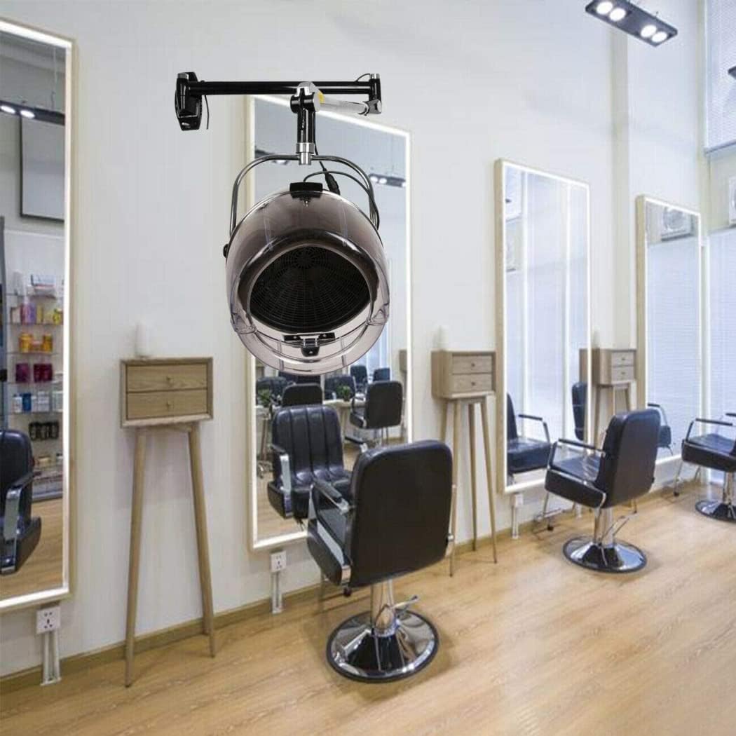 Wall Mounted Hair Dryer with Swivel Arm and Timer S791412