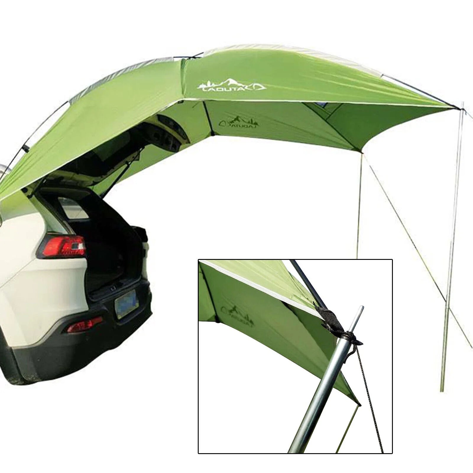 Rooftop Tent Awning for Car SUV Truck Camping Canopy Sunshade P38912