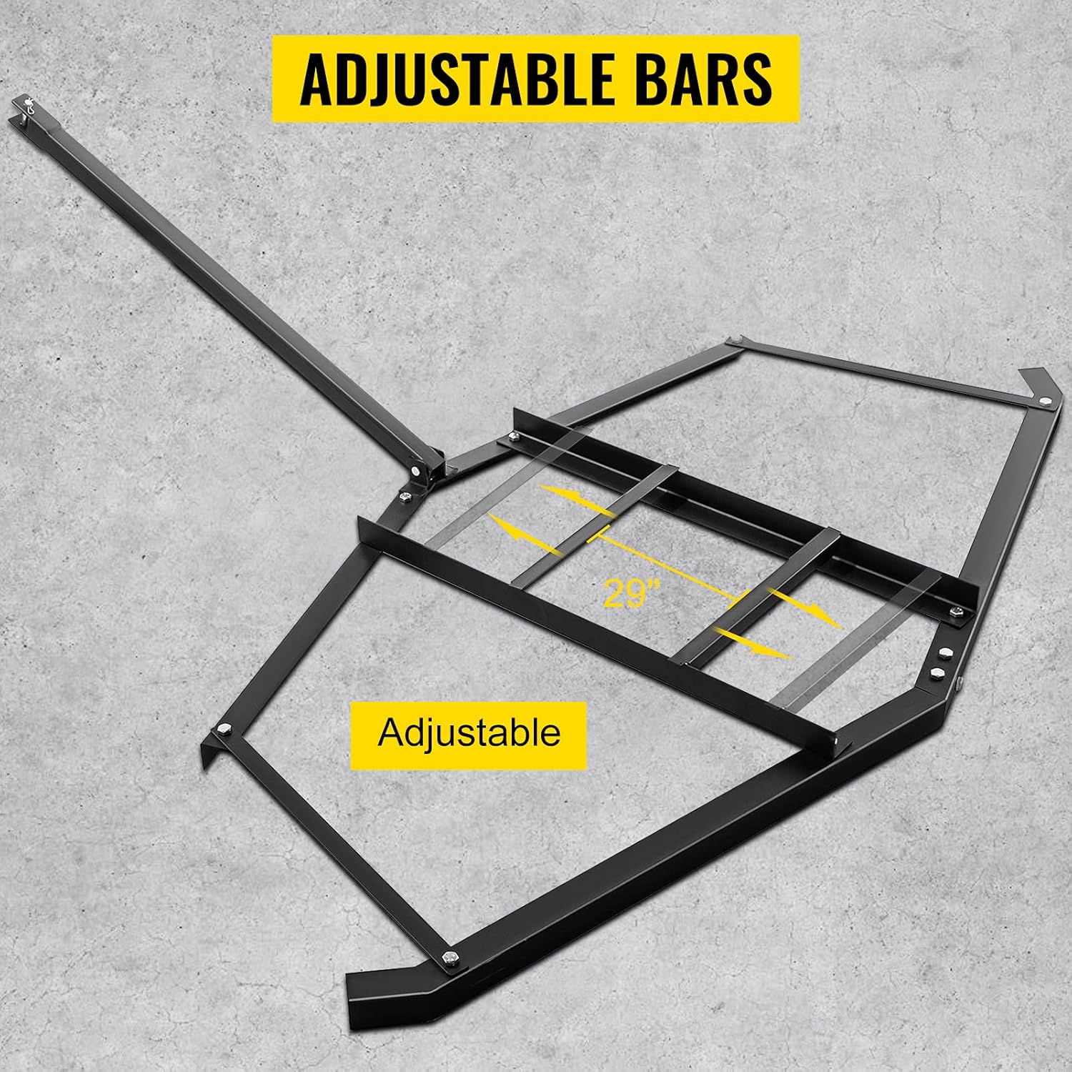 Driveway Drag Harrow 66" Width, Tow Behind, Heavy Duty Steel Q112289