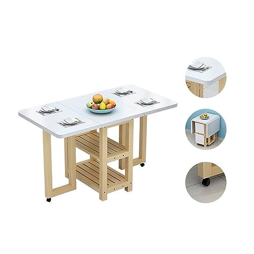 Extendable Folding Dining Table, 120x75x75cm Y57698