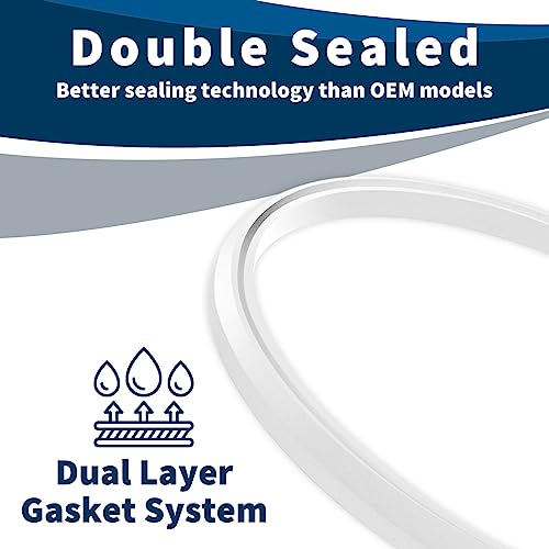 Lid Gaskets Seals for 40oz Tumblers, 4 Pack, BPA-Free Silicone J413