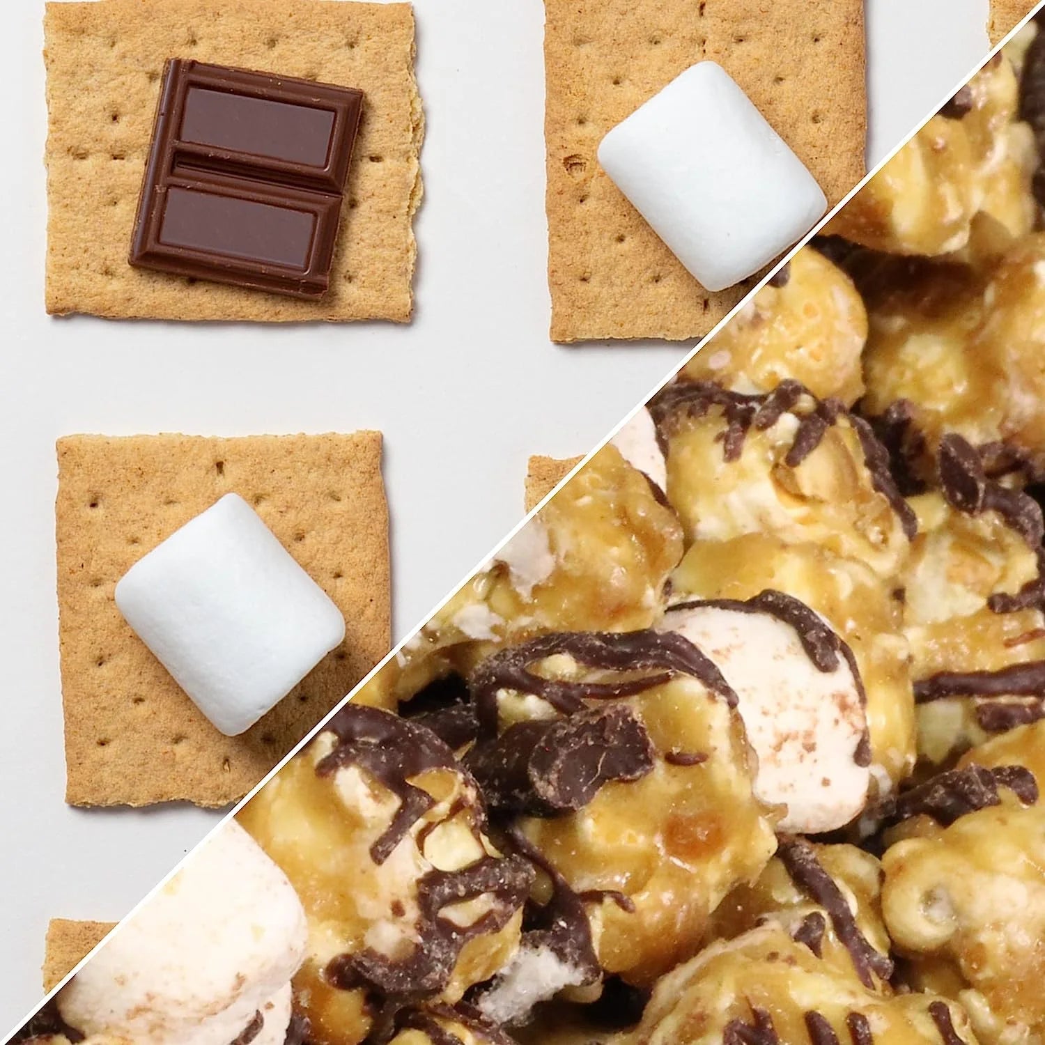 Chocolate S'mores Popcorn, 5 lbs Bulk Bag, Caramelized with Chocolate and Marshmallows V66069