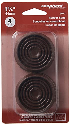 Rubber Furniture Cups 1-3/4 Inch, 4-Pack S942393